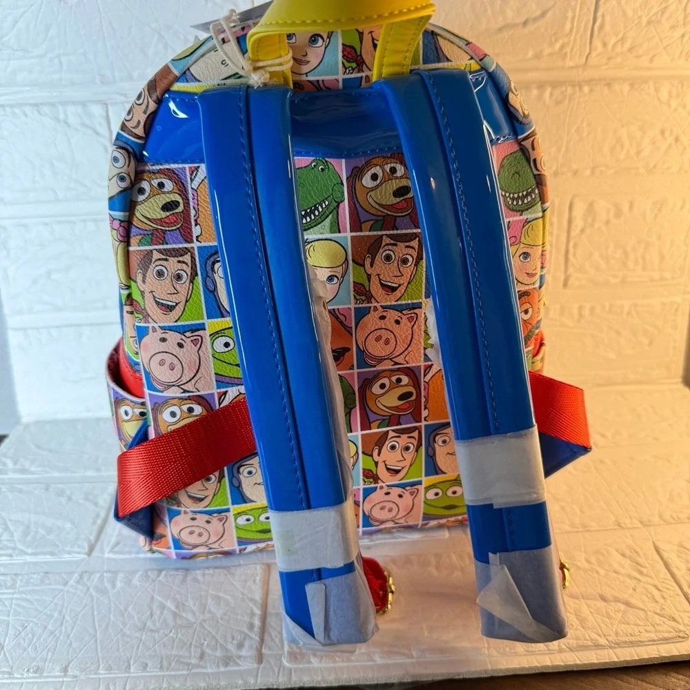 New Disney Loungefly Toy Story Backpack Multicolor